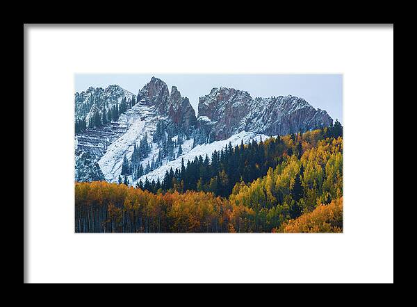 America Framed Print featuring the photograph A Cold Autumn Morning by John De Bord