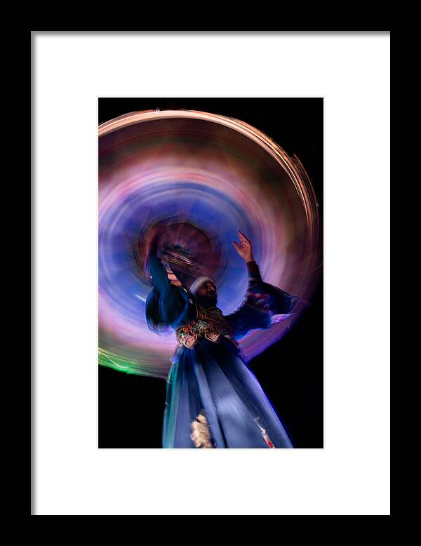 Man Framed Print featuring the photograph A Dance With Imagination by Ahmed