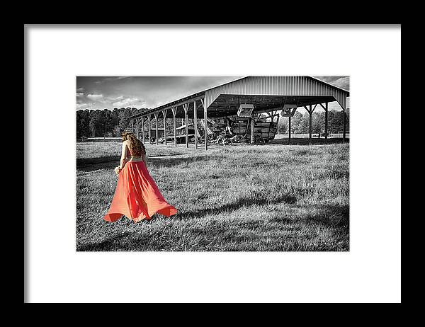 Prom Framed Print featuring the photograph A Girl's Gotta Dance by Michael Frank