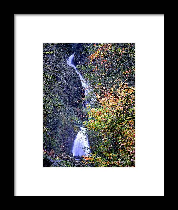 Waterfalls-oregon Framed Print featuring the photograph A Hidden Waterfall by Scott Cameron