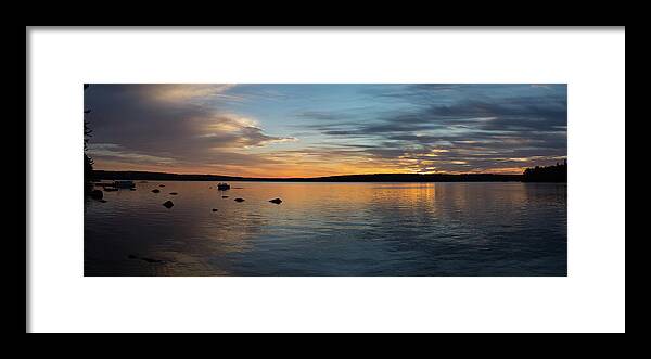 Morning In Maine Framed Print featuring the photograph A Morning in Maine by Kirkodd Photography Of New England