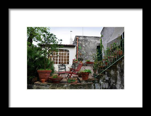 Quiet Framed Print featuring the photograph A quiet place in Santa Venerina #2 by RicardMN Photography