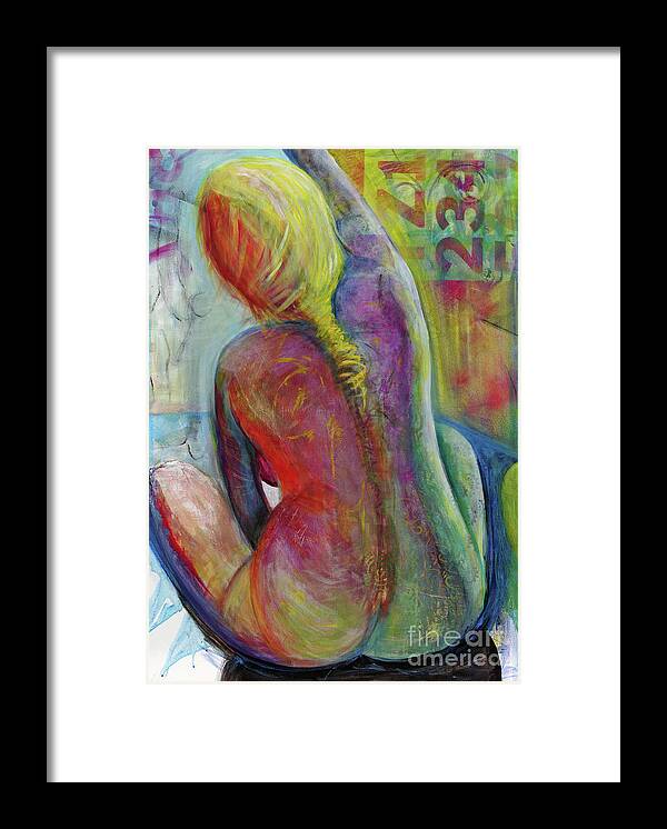  Framed Print featuring the mixed media A Show of Hands by Val Zee McCune
