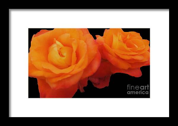 Rose Framed Print featuring the digital art A Special Moment for you by Julie Grimshaw