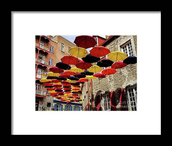 Quebec Framed Print featuring the photograph A Walk Through Color by Elizabeth M