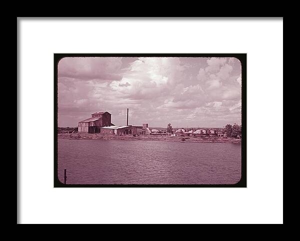 Kilns Framed Print featuring the painting Abandoned brick plant by Lee, Russell