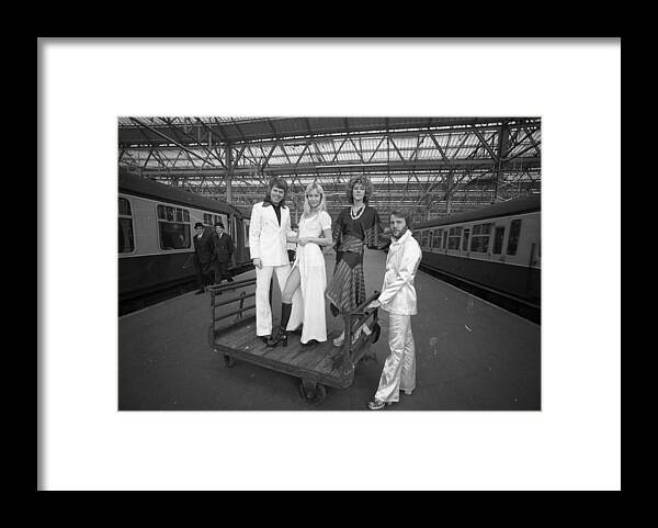 Singer Framed Print featuring the photograph Abba Rail by John Downing