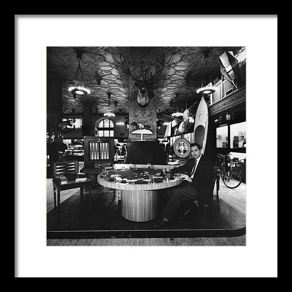 People Framed Print featuring the photograph Abercrombie And Fitch by Slim Aarons