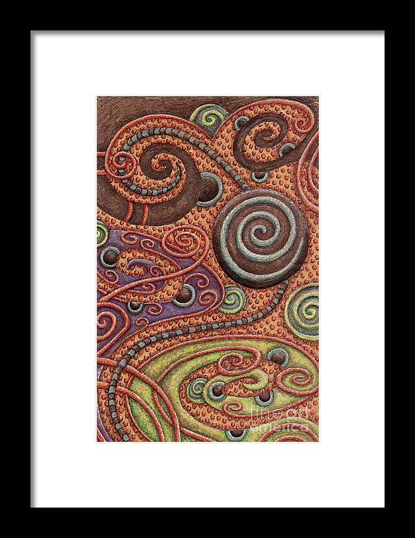 Whimsical Framed Print featuring the photograph Abstract Spiral 5 by Amy E Fraser