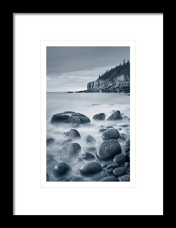Acadia National Park Framed Print featuring the photograph Acadia Coast by Alan Majchrowicz
