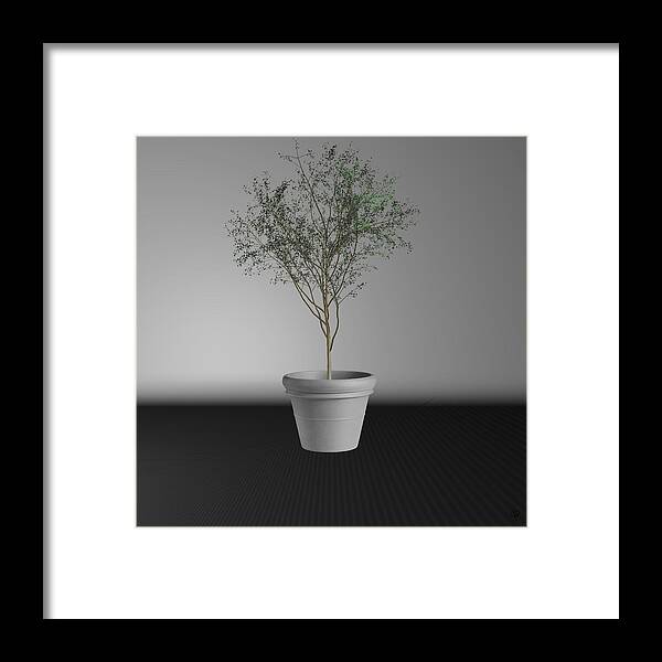 Wall Art Framed Print featuring the digital art Acer maximowiczian by George Pennington