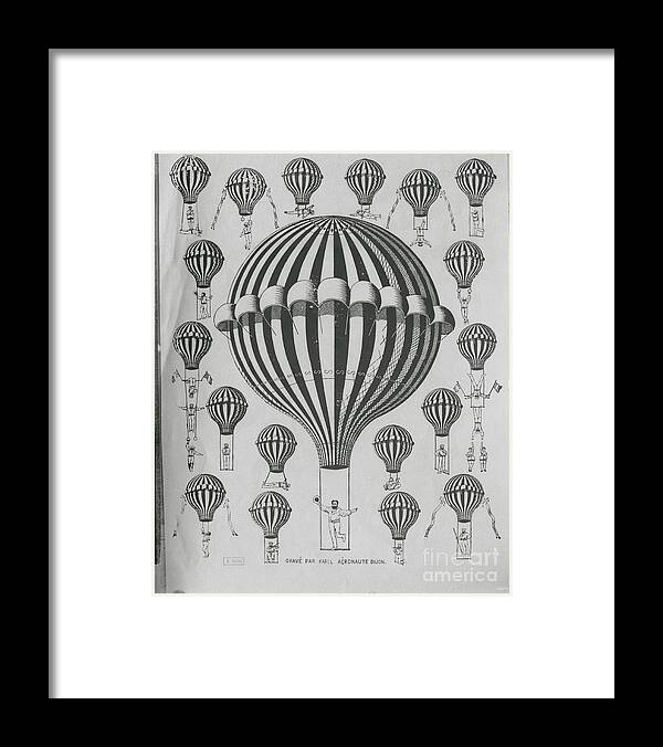 Art Framed Print featuring the photograph Acrobats Performing Tricks With Balloon by Bettmann