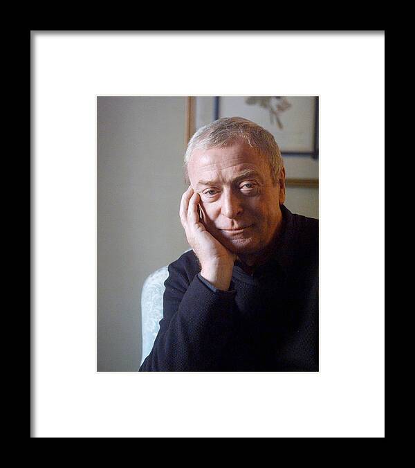 Actor Framed Print featuring the photograph Actor Michael Caine by New York Daily News Archive