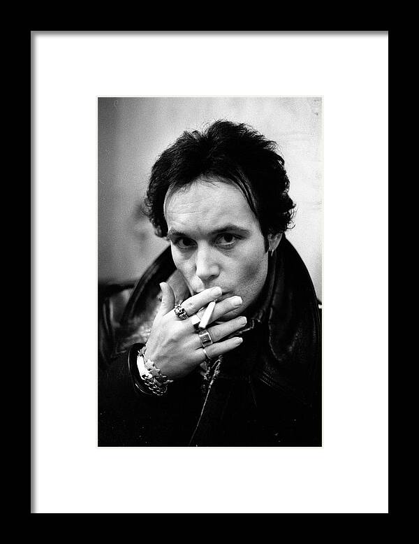 Music Framed Print featuring the photograph Adam Ant London 1992 by Martyn Goodacre
