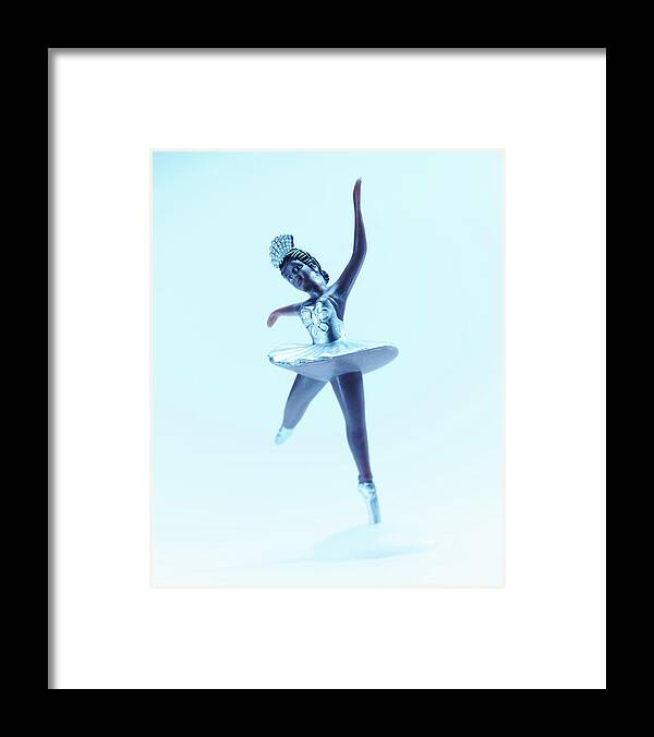 Activity Framed Print featuring the drawing African American Ballet Dancer by CSA Images