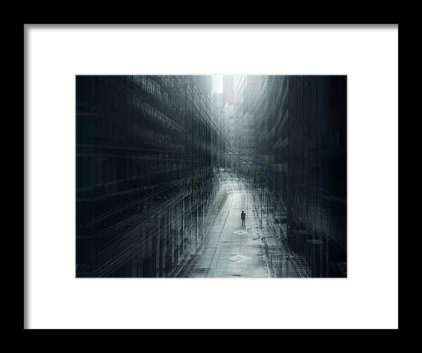 Street Framed Print featuring the photograph After The Rain by Yasuhiro Takachi