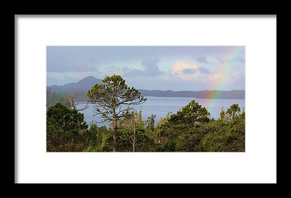 Harbour Framed Print featuring the photograph After the squall by Fred Bailey