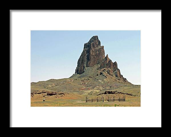 Arizona Framed Print featuring the photograph Agathla Peak by Jonathan Thompson