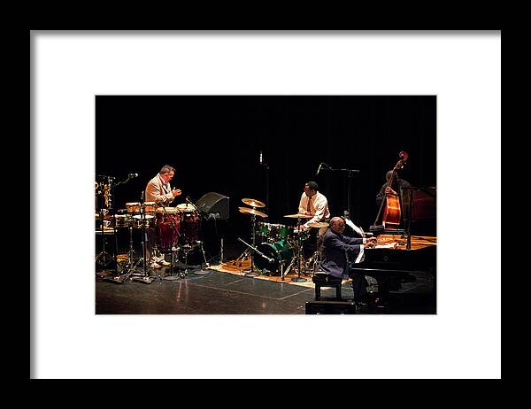  Framed Print featuring the photograph Ahmad Jamal Quartet 3 by Lee Santa