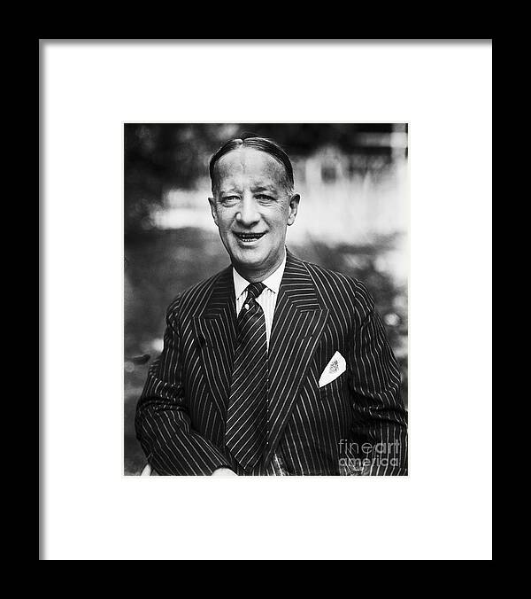 Nominee Framed Print featuring the photograph Al Smith, Smiling Headshot by Bettmann