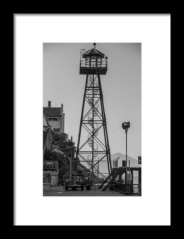 San Francisco Framed Print featuring the photograph Alcatraz Light house by Stuart Manning