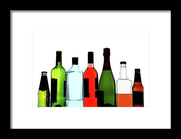 Alcohol Framed Print featuring the photograph Alcohol by Mattjeacock