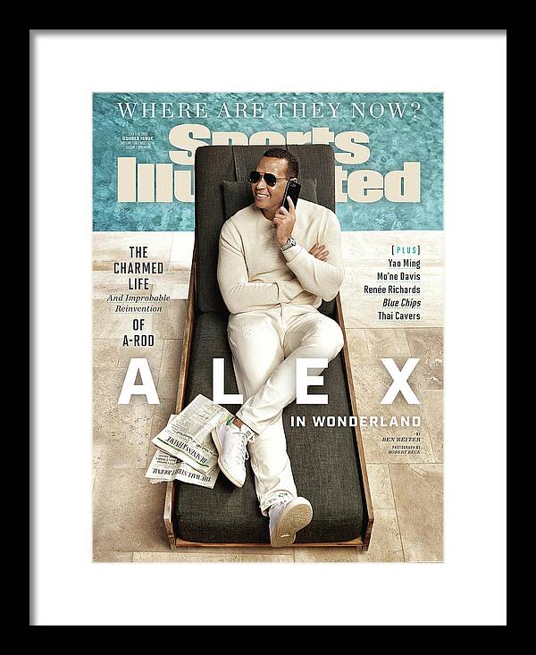 Magazine Cover Framed Print featuring the photograph Alex Rodriguez, Where Are They Now Sports Illustrated Cover by Sports Illustrated