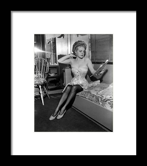 California Framed Print featuring the photograph Alice Faye by Michael Ochs Archives