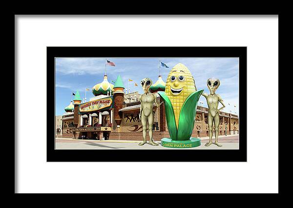 Ufo Framed Print featuring the photograph Alien Vacation - Mitchell, S D by Mike McGlothlen