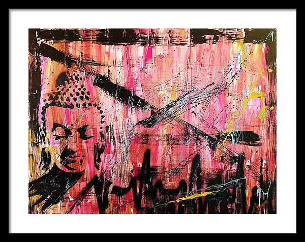 Buddha Framed Print featuring the painting All 4 you by Jayime Jean