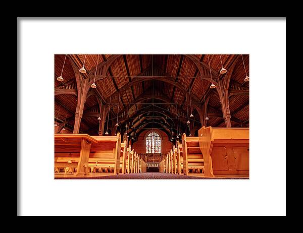 Arch Framed Print featuring the photograph All Saints Anglican Church by Stuart Corlett / Design Pics