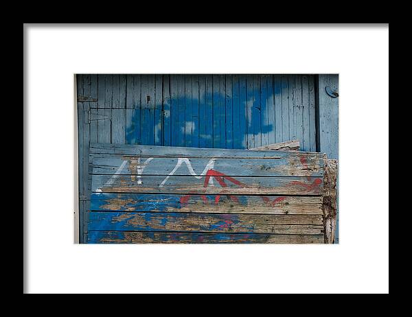 Alley Alleys Framed Print featuring the photograph Alley Got The Blues by Kreddible Trout
