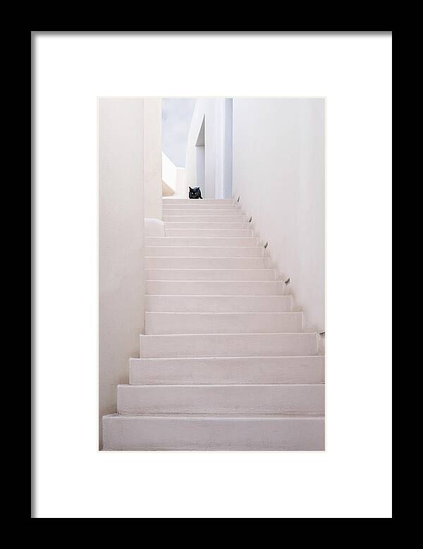 Stairs Framed Print featuring the photograph Ambush by Ling Zhang