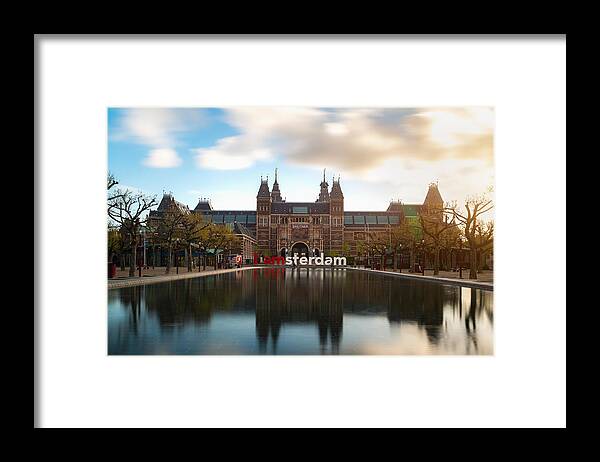 Landscape Framed Print featuring the photograph Amsterdam, Netherlands - May 3, 2016 by Prasit Rodphan