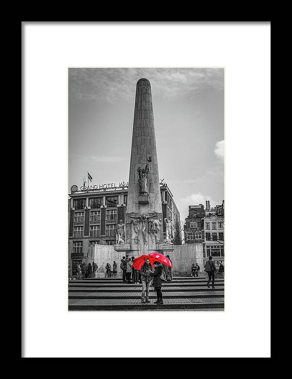 Holland Framed Print featuring the photograph Amsterdam Tour Guides by Framing Places