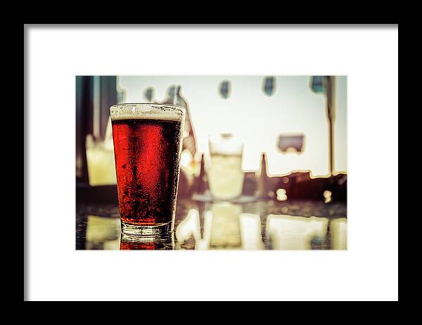 Ale Framed Print featuring the photograph An Irish Ale by Bill Chizek