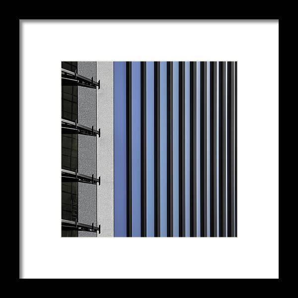 Abstraction Framed Print featuring the photograph Anchored Links by Gilbert Claes