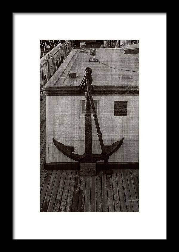 Anchor Framed Print featuring the photograph Anchors Away by Cathy Anderson