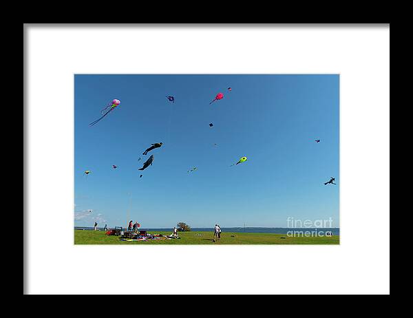 Kite Framed Print featuring the photograph And Not One Tangle by Joe Geraci
