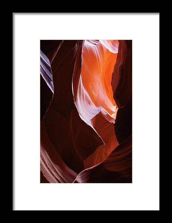 Antelope Canyon Framed Print featuring the photograph Antelope Canyon by Fulgy66