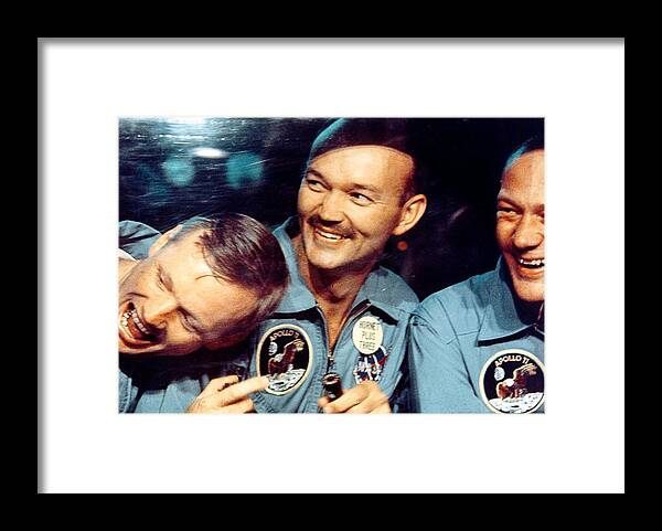 1969 Framed Print featuring the photograph Apollo 11, Happy To Be Home, 1969 by Science Source
