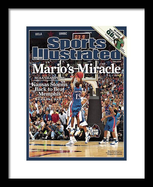 Magazine Cover Framed Print featuring the photograph April 14, 2008 Sports Illustrate Sports Illustrated Cover by Sports Illustrated