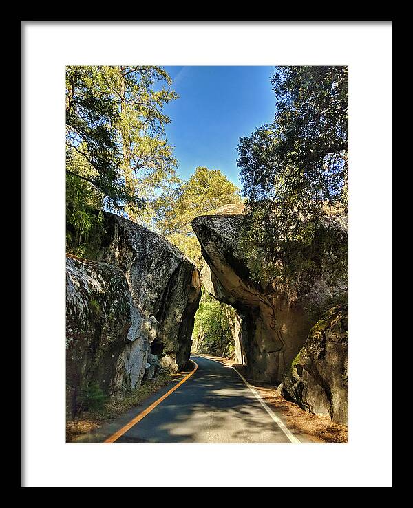 Nature Framed Print featuring the photograph Arch Rock Entrance by Portia Olaughlin