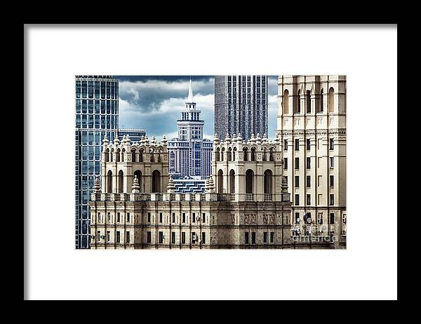 Diversity Framed Print featuring the photograph Architectural Diversity Of Historic by Sergey Alimov