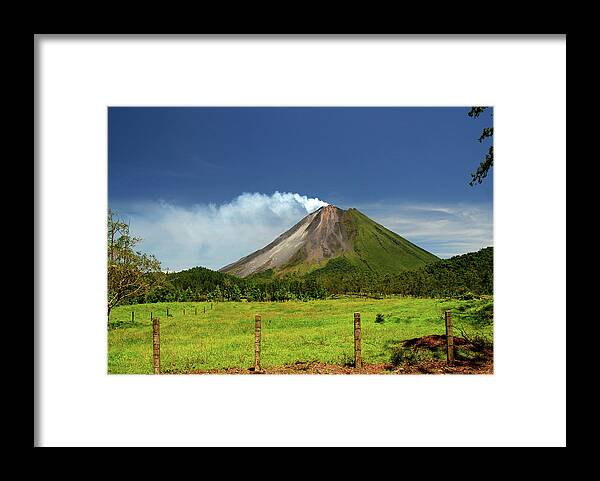 Scenics Framed Print featuring the photograph Arenal Volcano - Costa Rica by Titoslack