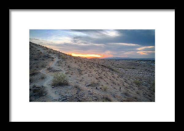 Desert Framed Print featuring the photograph Arizona Desert by Anthony Giammarino