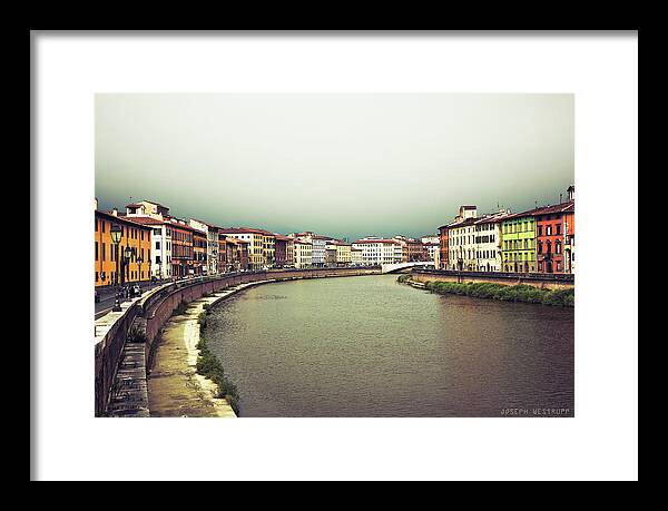 Pisa Framed Print featuring the photograph Arno by Joseph Westrupp