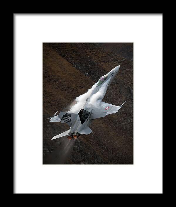 Aircraft Framed Print featuring the photograph Ascent by Piotr Wrobel