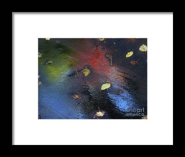 Asphalt Framed Print featuring the photograph Asphalt Autumn by Mike Eingle
