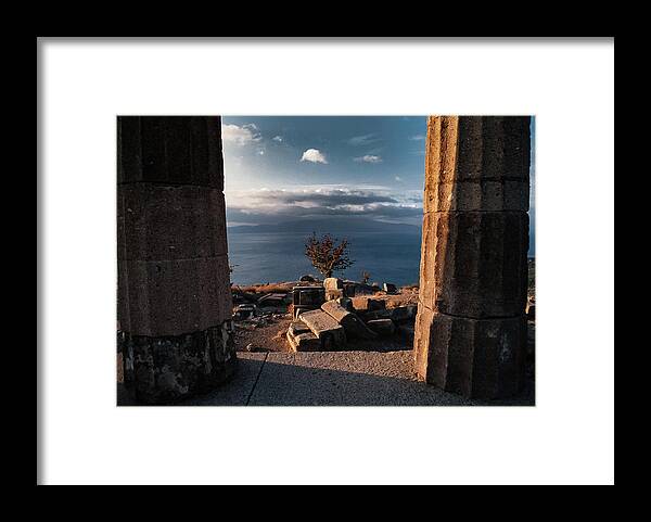 Mytilene Framed Print featuring the photograph Assos by Ioannis Konstas